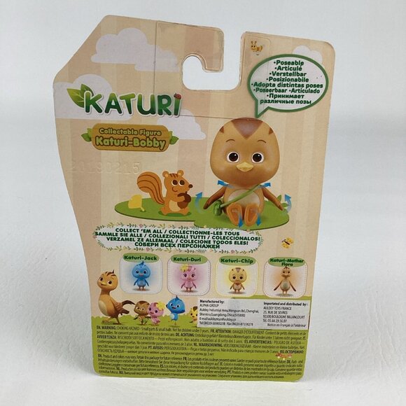 Katuri Collectible Figure Bobby Poseable Character Bird 2018 Alpha Group New - Picture 4 of 6